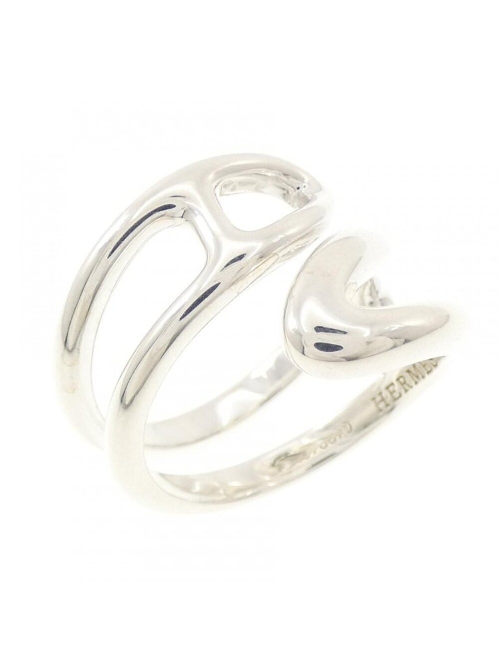 Hermes Chaine D'ancre Punk Ring